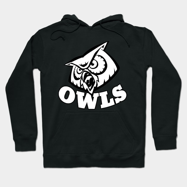 Owl Mascot Hoodie by Generic Mascots